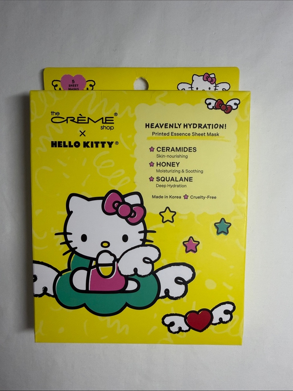 Hello Kitty Yellow Hydration Sheet Mask